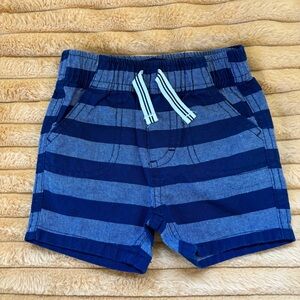Striped Blue Kids Shorts